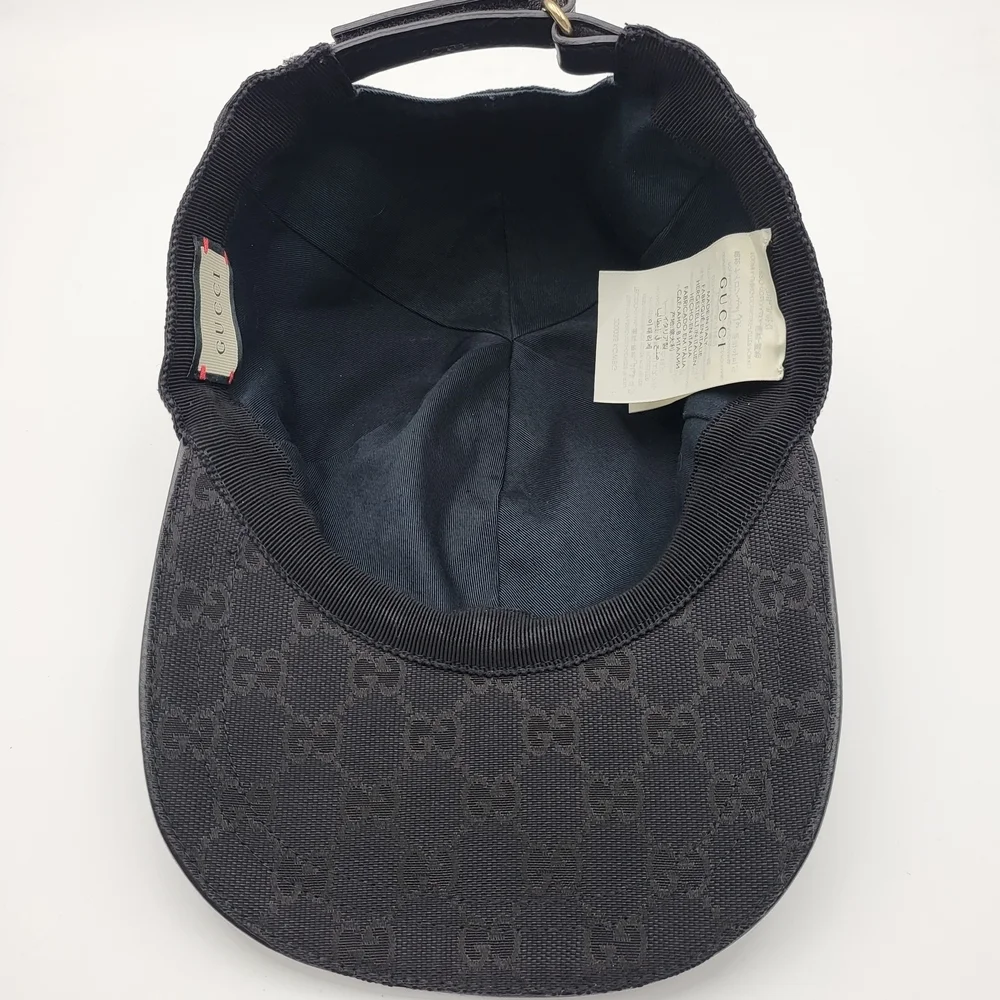 Gucci GG Canvas Hat with Web Sherry Line. Authentic..
